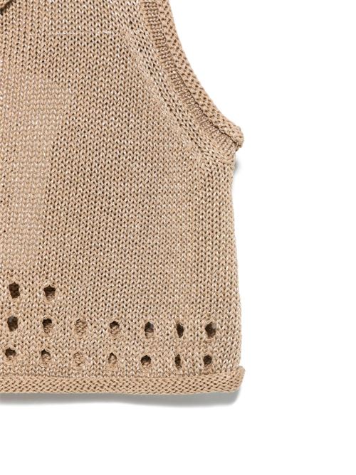 Top bambina dorato TWINSET Kids | 251GJ343100310